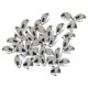 thumbnail image 3 of 50x Cuchillas de Pesca, Aparejos, Spinnerbaits, Equipo de Pesca, Señuelo de Pesca DIY Plata 15mm, 3 of 9