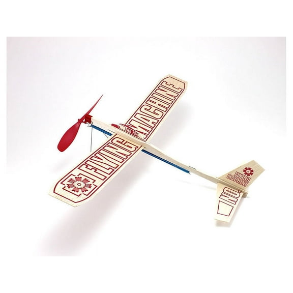 2 PACK Guillow's "Flying Machine"  Rubber Band Balsa Wood Toy Airplane  GUI-75-2