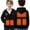 Black, variant on Boys Heated Sweatshirt Zip Up Electric Heating Sweatshirt Fall Winter Heated Sweater Size 4T-14, Black