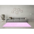 thumbnail image 3 of Ahgly Company Indoor Square Solid Pink Modern Area Rugs, 7' Square, 3 of 4