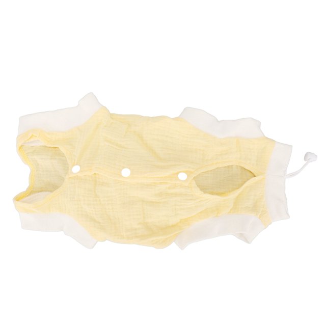 Combinaison de Récupération pour Chat, Empêche de Lécher Combinaison de Récupération pour Chat Protection des Plaies Confortable Respirant pour Chats Bleu, Jaune