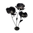 thumbnail image 1 of Flores artificiales grandes, flores gigantes para bodas, decoración para bodas, 62,9" de altura. Negro, 1 of 9