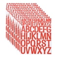 thumbnail image 1 of 624 Pieces Vinyl Letter Stickers, 12 Sheets 2 Inch Red Artistic Font Self-Adhesive Cute Alphabet Stickers, 1 of 5