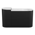 thumbnail image 5 of ZUO Ormara Marble-Top Console Table Set in White & Black (Set of 2), 5 of 5