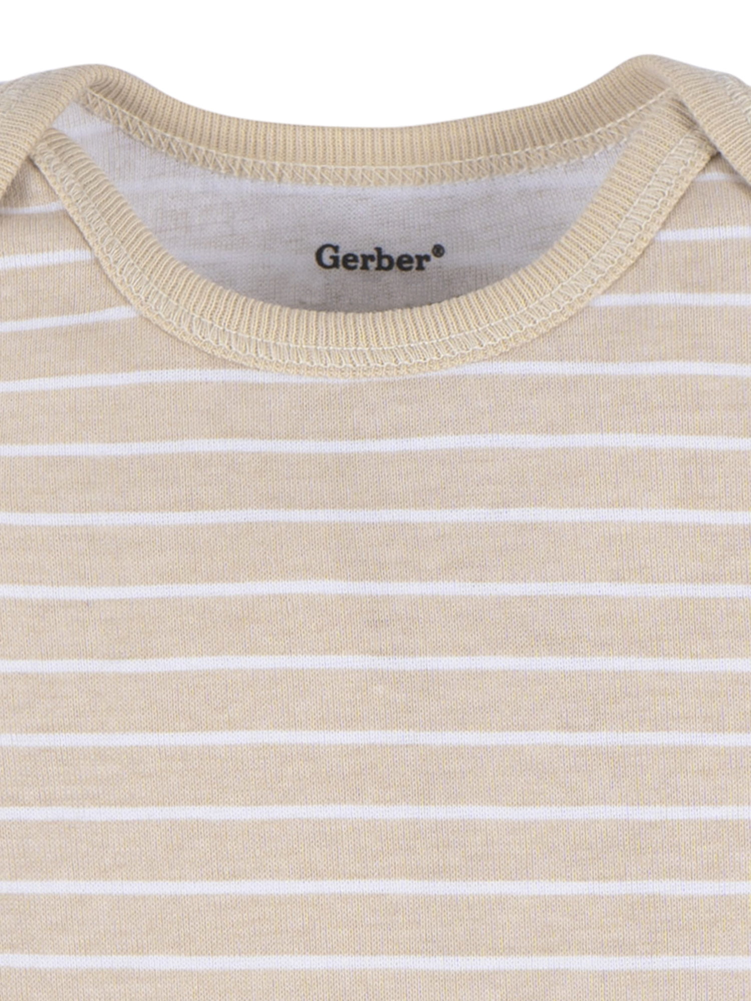 Gerber Baby Neutral Short Sleeve Onesies, 3-Pack, Sizes Newborn - 24 Months