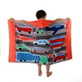 thumbnail image 2 of BULLPIANO Kids Hooded Beach Towel 100% Cotton Hooded Bath Towel Soft Absorbent Quick Dry Bath Swim Pool Towel for Toddlers 3-12Years, 2 of 5