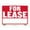 For Lease, variant on BAZIC 12" X 16" Open & Closed Sign, Double Sides Plastic Signs Vinyl, Business Store Office Door Window Restaurants Bars Retail Salon Shops, Waterproof, Indoor Outdoor, 1-Pack