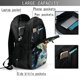 thumbnail image 4 of Balery Colorful Stained Glass Deer Mochila con carga USB para hombre y mujer - Mochila impermeable y antirrobo para portátil con puerto USB para viajes, trabajo, estudios y universidad, 4 of 7