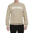 thumbnail image 2 of Wild Bobby State of North Dakota College Style Unisex Crewneck Sweatshirt, 2 of 6