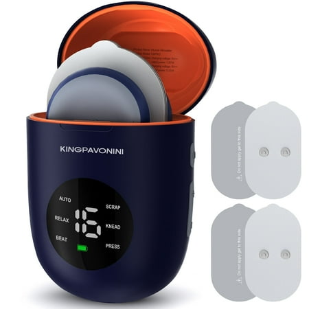 KingPavonini Wireless TENS Muscle Stimulator, Bule Portable - TENS Unit by KingPavonini