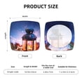 thumbnail image 6 of Uemuo Lantern On Snow With Christmas Pattern Waterproof Square Couch Cushion Covers, Magic Sofa Covers Washable, Stretch Sofa Seat Cushion Slipcovers, 6 of 9