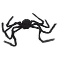 thumbnail image 2 of Scary Decorations, Terrible  Spiders Black Spider Web  For Ancy Dress Parties For Indoor Outdoor 90cm, 2 of 8