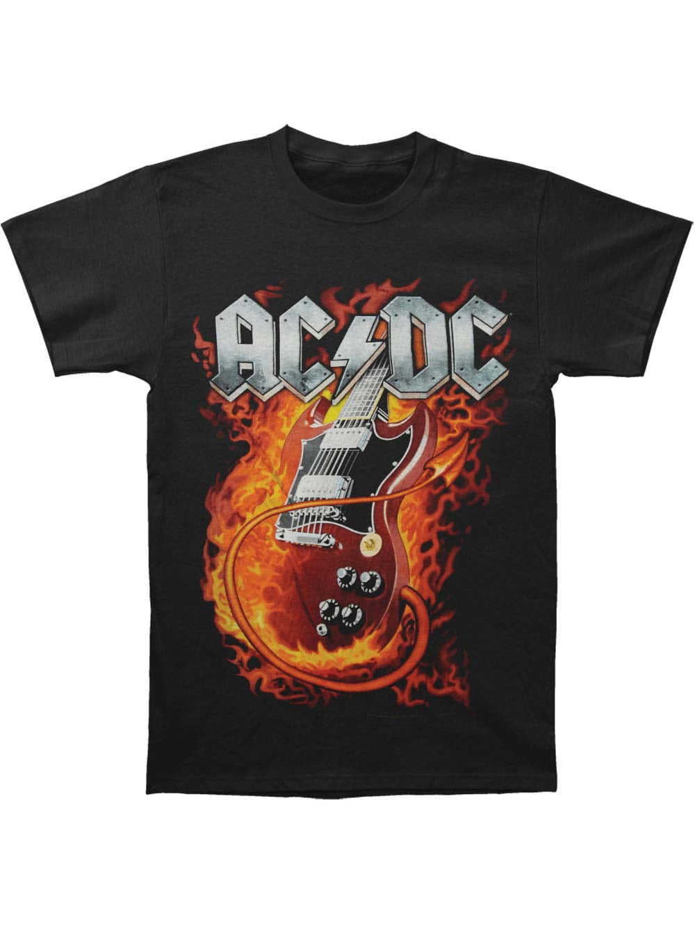 AC/DC - AC/DC Men's Thunderstruck Guitar T-shirt Black - Walmart.com