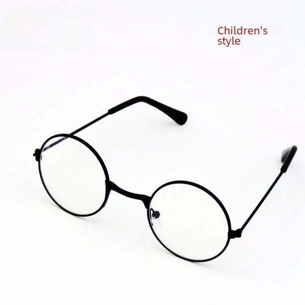 Gafas planas para niños, gafas redondas pequeñas, gafas decorativas retro para niños, gafas planas redondas 3066 fábrica en venta