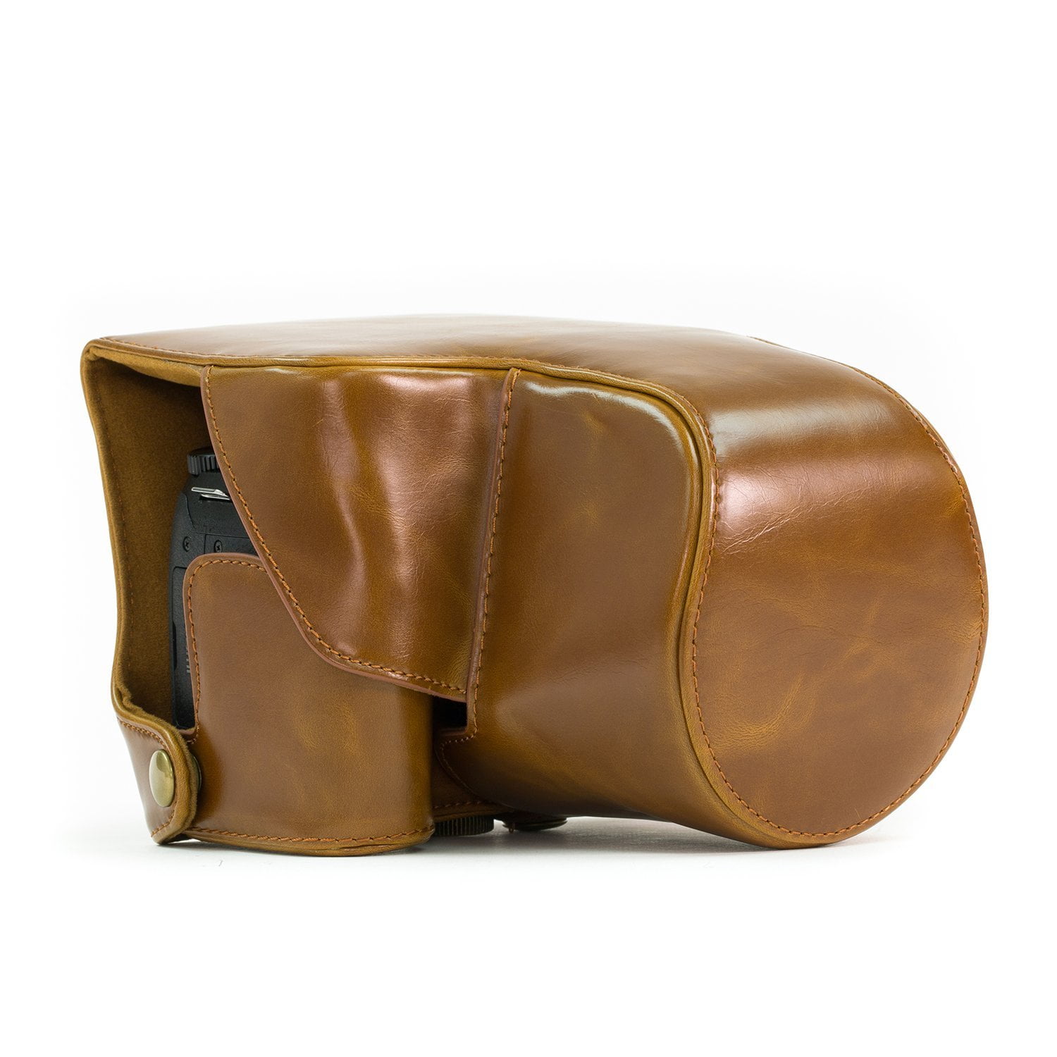 MegaGear 'Ever Ready' Protective Leather Camera Case, Bag for Panasonic