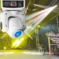 thumbnail image 4 of LED Moving Head DJ Light RGBW Strobe Light 8 pattern 8 colors Stage Beam Light for Party Disco 2 Pack, 4 of 9
