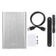 thumbnail image 1 of Caso De Disco De La Computadora Portátil 2.5 Pulgadas Sata Usb 3.0 Laptop 7-9.5Mm Disco Duro Ssd Recinto Externo Laptop Disk Case (Plata) Speravity  EL009317-00, 1 of 6