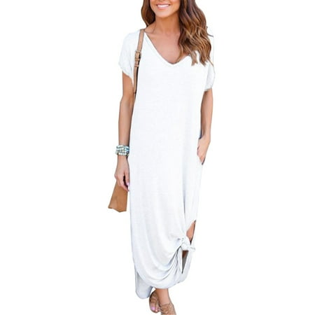 

Lumento Plus Size Women Nightgown Dress Long Maxi Shirt Nightdress Ladies Pajamas Sleep Dress Lounge Wear Nightwear Size S-5XL