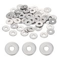 thumbnail image 1 of 120 Pcs M3.3 304 Acier Inoxydable Rondelles Plates 3.3mm ID 10mm OD 1mm Épais, Argent, 1 of 6