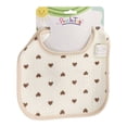 thumbnail image 1 of Babero Prichos Corazones Beige 21.5 x 24 cm, 1 of 4