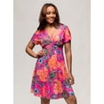 thumbnail image 3 of Paisley Empire Waist Knee Length Dress, 3 of 5