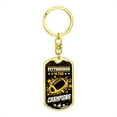 thumbnail image 4 of Pittsburgh is for Champions Stainless Steel or 18k Gold Premium Swivel Dog Tag Keychain, 4 of 8
