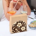 thumbnail image 3 of Yayeee Napkin Holder for Table Set of 2 Kitchen Paper Tissue Organization, Brown Floral, 3 of 8