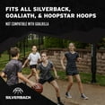 "Silverback 7"" Anchor Kit for Outdoor Basketball Hoop; Compatible with