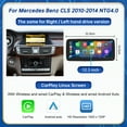 thumbnail image 3 of 10.25" TouchScreen CarPlay Stereo Radio For Mercedes Benz W218 CLS 2010-2014 NTG4.0 Car In-Dash Navigation GPS Units, 3 of 7