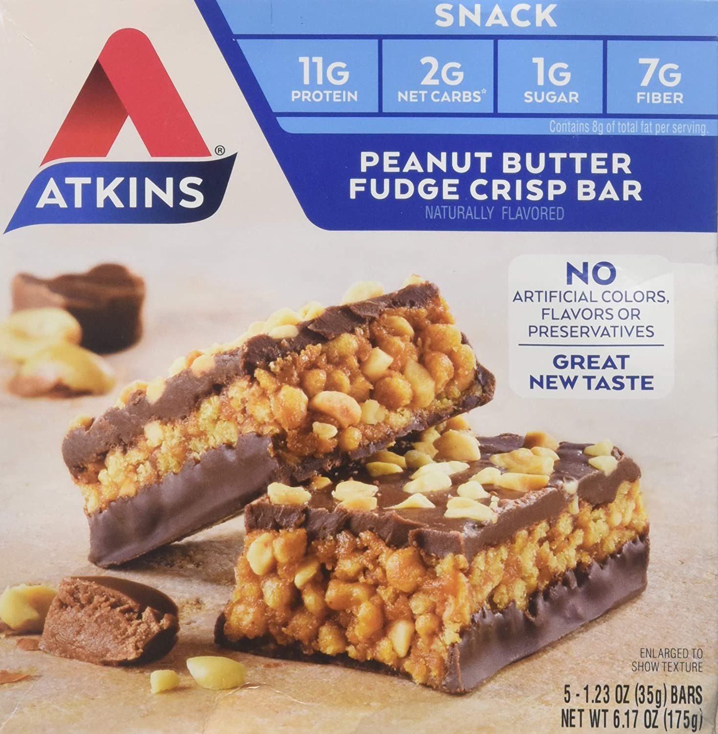 Atkins Day Break™ Bar Peanut Butter Fudge Crisp 5 Bars