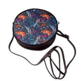 thumbnail image 4 of Lsque Tropical Flower Pattern Shoulder Bag – Microfiber Leather Crossbody with Detachable Strap & Handle Ring, Waterproof & Durable, Elegant Everyday Carry, 4 of 5