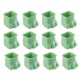 thumbnail image 2 of Leg Floor Protectors Slip Leg Furniture Table Feet Cover Table Leg Noise Scratch , Green Square L, 2 of 8