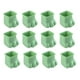 thumbnail image 2 of 12 Uds. de protectores de de pata de silla de silicona antideslizantes para arañazos , cubierta de protección para piernas de Cuadrado Verde M, 2 of 9
