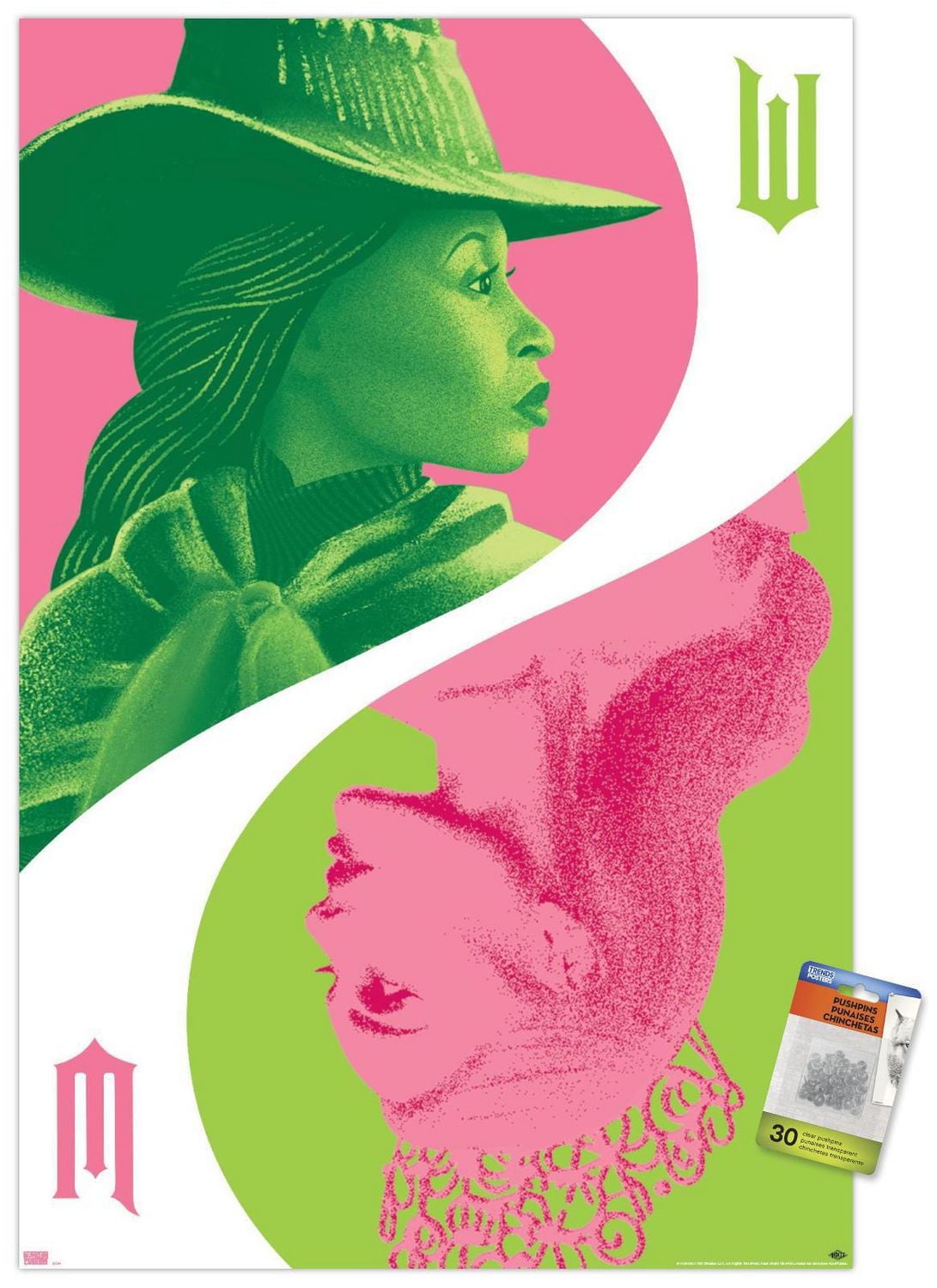 Wicked - Reflection Wall Poster with Push Pins, 22.375" x 34"