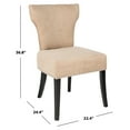 thumbnail image 6 of SAFAVIEH Jappic 22''H KD Side Chair Set of 2 Silver Nail Head Wheat, 6 of 7