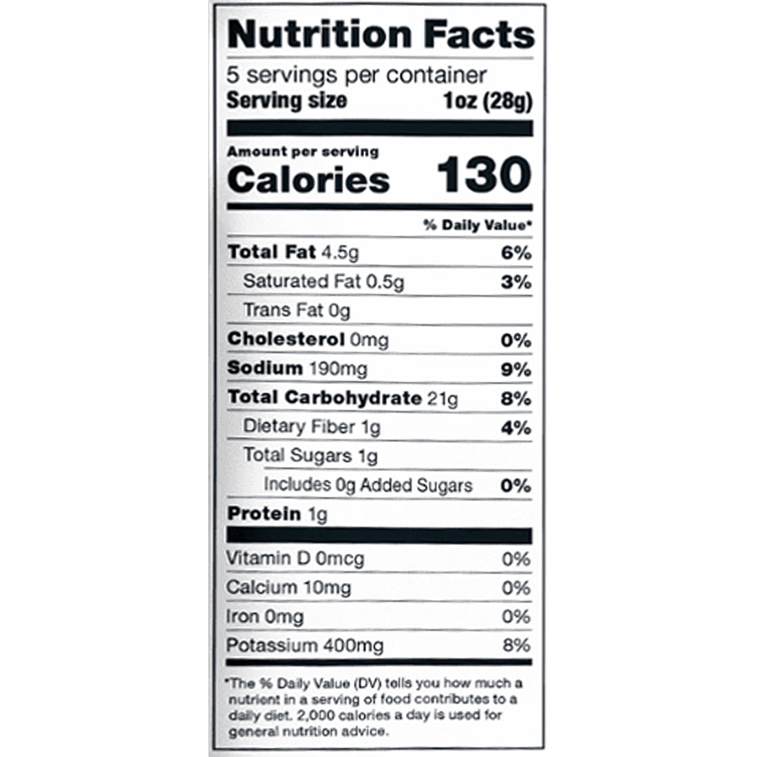 Popchips Potato Chips, Sea Salt, 5 oz (Pack of 12)
