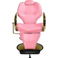 thumbnail image 2 of Silla Sillon Barberia Hidraulico Nanofort Peluqueria Reclinable Salon rosa, 2 of 8