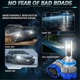 thumbnail image 4 of Bombillas LED H11 para faros antiniebla, faros delanteros Canbus, 50W, 5000LM, luz blanca fría de 6000K, reemplazo para luces diurnas (DRL)., 4 of 5