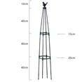 thumbnail image 3 of Mosiee Tower Shaped Gardening Bird Head Plastic Pointed Flower Bud Climbing Vine Rack, 3 of 8