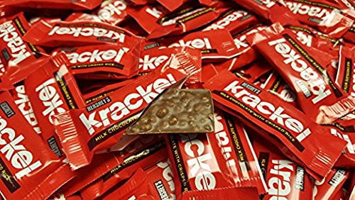 Krackel Chocolate Bar Miniatures 2 Pounds Approximately 120 Pieces