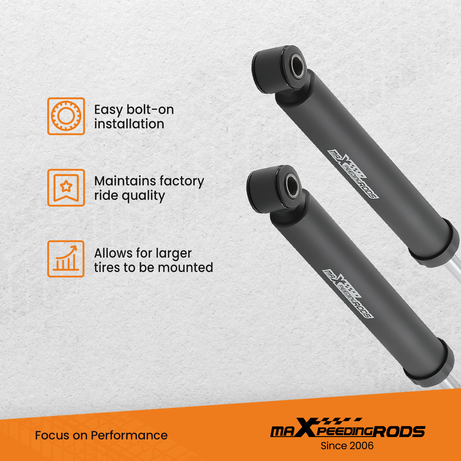 Maxpeedingrods 3" Lift Kit For Toyota 4Runner 03-09 FJ Cruiser 07-14 Struts Shocks Coil Springs