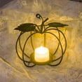 thumbnail image 4 of Luoshdecor Fall Pumpkin Candle Holder,Iron Tealight Pumpkin Shape Candle Holder for Dining Table,Coffee Table,Dining Room Decorations, 4 of 8