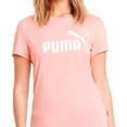 thumbnail image 3 of Playera Puma ESS Logo Tee para Mujer 586774-80 rosa S, 3 of 4