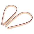 thumbnail image 2 of 2Pcs Bag Hand Strap Split Leather DIY Hand Made Handbag Parts with 8 Sets Light Gold Rivet Set(Salmon Pink ), 2 of 10