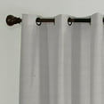 thumbnail image 2 of Eclipse Nottingham Blackout Grommet Top Single Curtain Panel, Gray, 40 x 84, 2 of 3