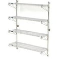 thumbnail image 2 of Nexel Poly-Green Wall Mount Wire Shelving, 30"W x 14"D x 63"H 4-Shelf Starter, 2 of 3