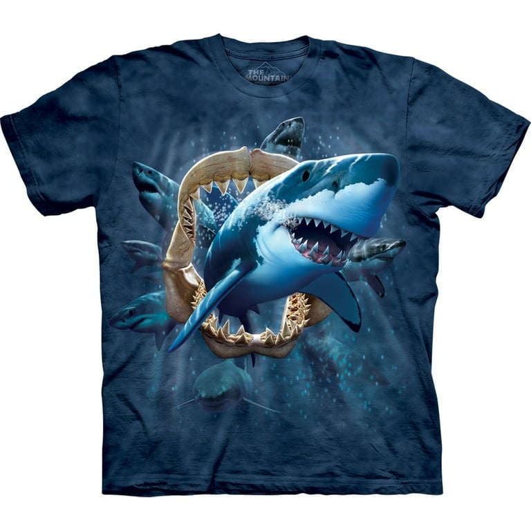 Shark attack t shirt 2025