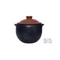 thumbnail image 2 of Clay Handi With Lid For Cooking - Black, 2 Liters | Earthen Pots With Lid, 2 of 4