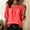 Red#08, variant on Yteetum Women's Summer Cotton Linen Tops Oversized Crewneck Half Sleeve Shirts Womens Casual Solid Round Neck Loose Breathable Quickly Dry Short Sleeve T Shirts