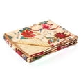 thumbnail image 2 of Taj Hotel Kantha Cotton Throw 50x70 Inch Handmade Vintage Indian Quilt, 2 of 5